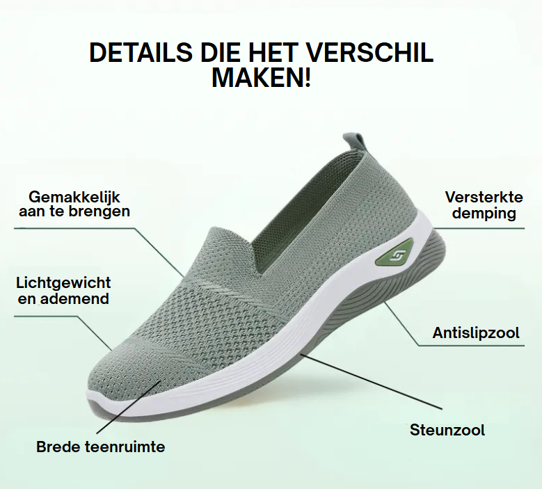 Ergofit+™ | Orthopedische comfortsneakers voor dames