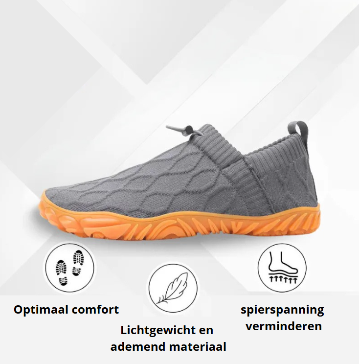 OrthoGrip™ | Unisex minimalistische schoenen met orthopedisch comfort