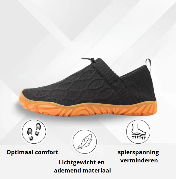 OrthoGrip™ | Unisex minimalistische schoenen met orthopedisch comfort