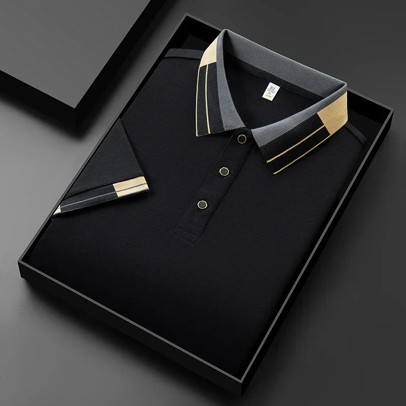 Pieter | Poloshirt met contrasterende afwerkingen