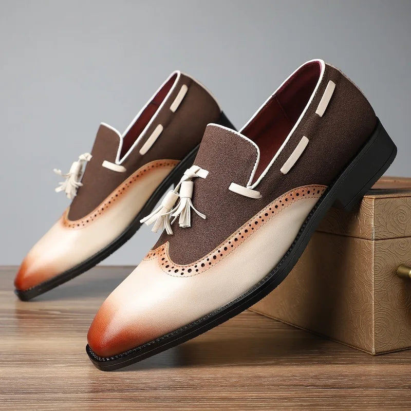 Victor – Vistara Leren Tassel Loafers