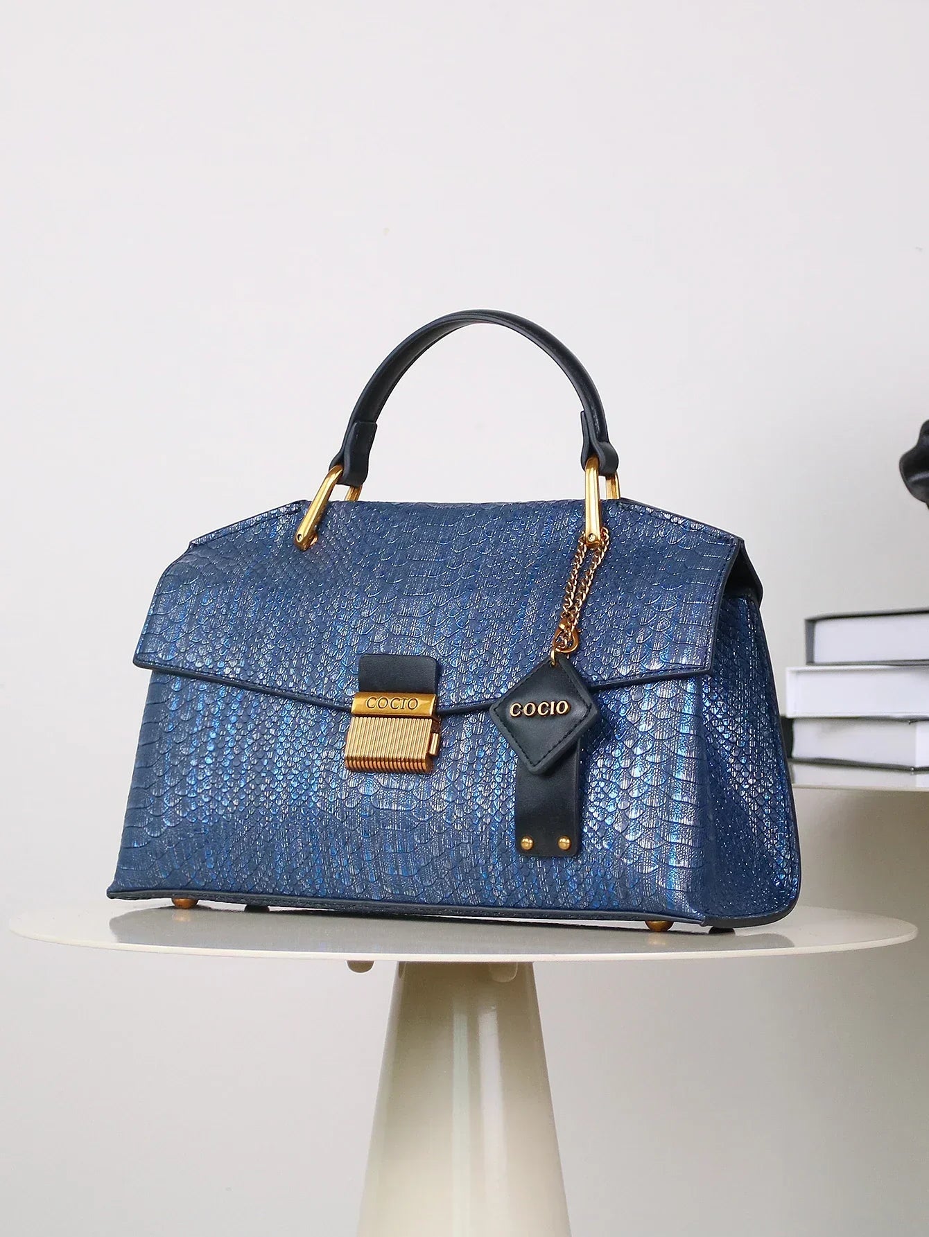 Celeste | Luxe Python Tote Tas
