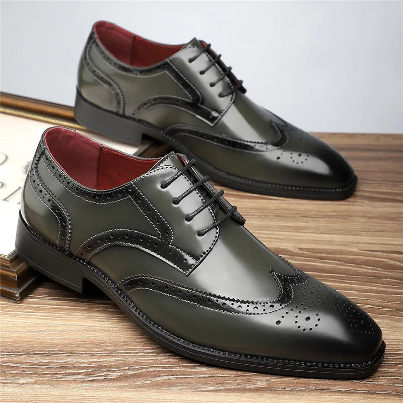 Max – Maxwell Leren Oxford Schoenen
