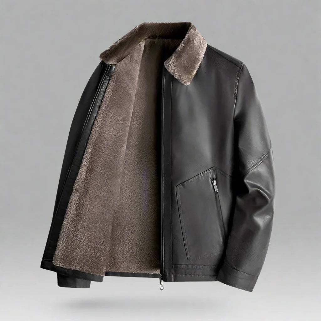 Sjon | Luxe Leren Bikerjack