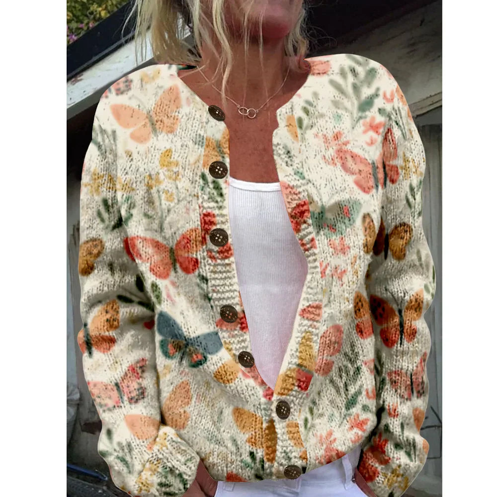 Zonnestraal | Elegante Cardigan met Print