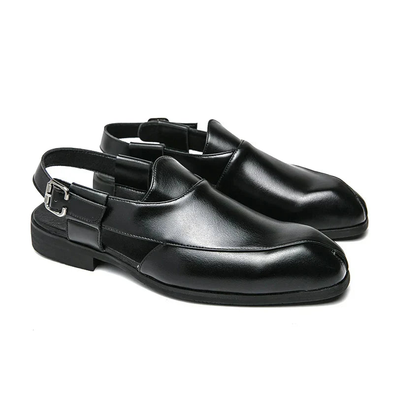 Cas – Cambridge Leren Cut-Out Loafers
