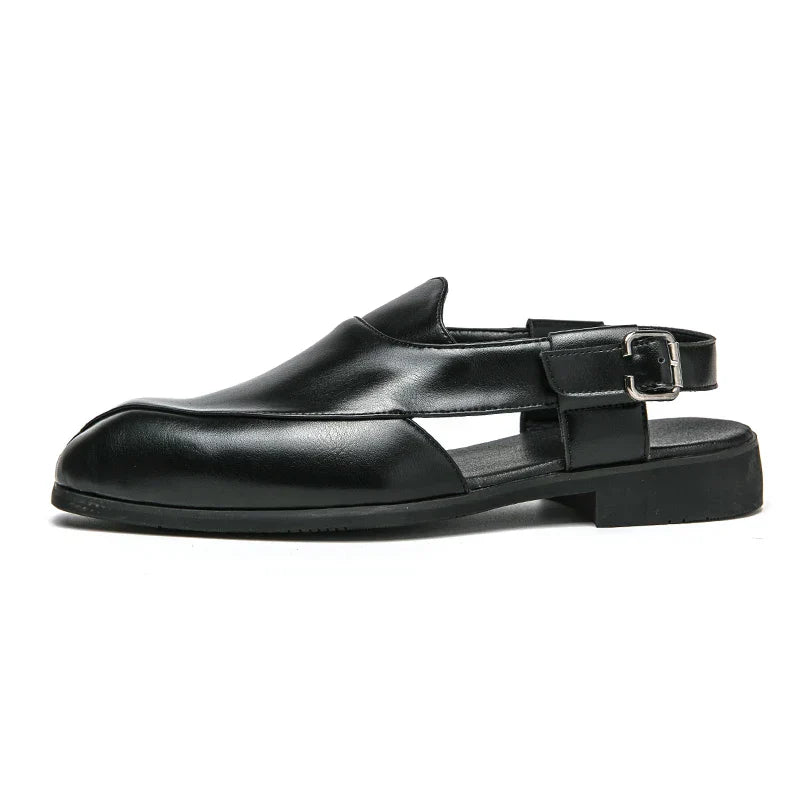 Cas – Cambridge Leren Cut-Out Loafers