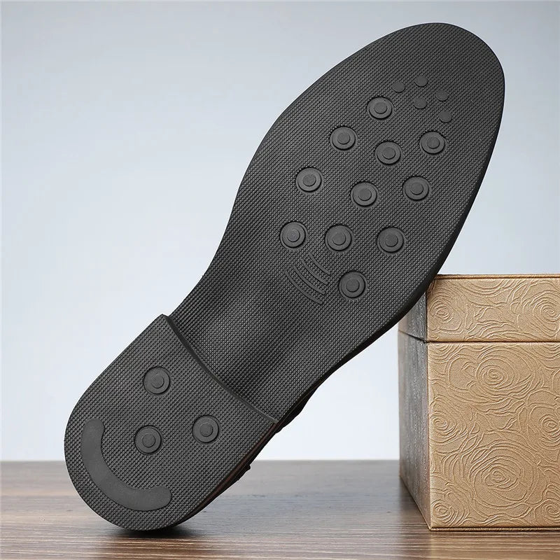 Bas – Brookfield Leren & Suède Oxford Schoenen