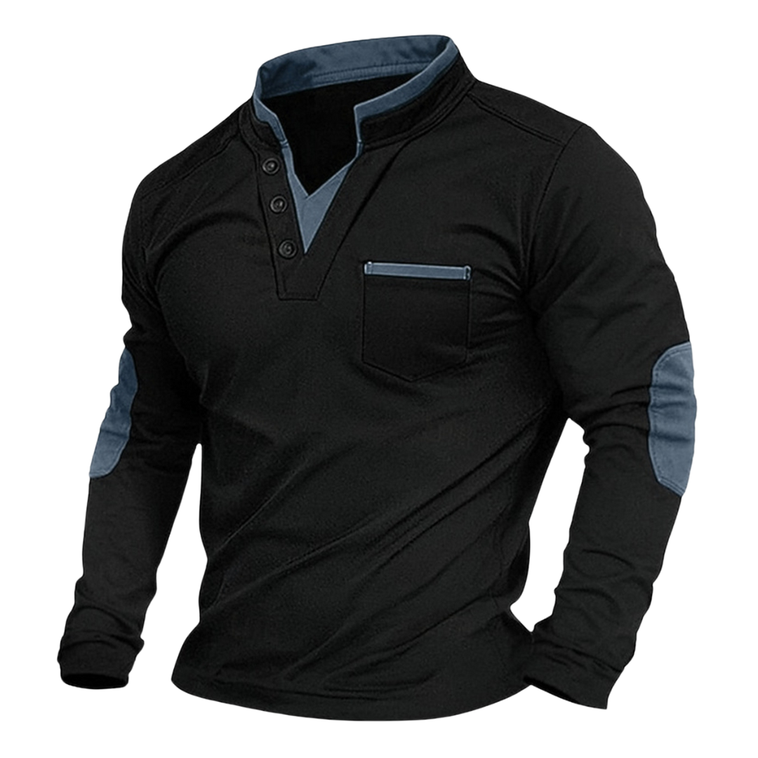 Mauro | Luxe V-hals Sweatshirt voor Hem