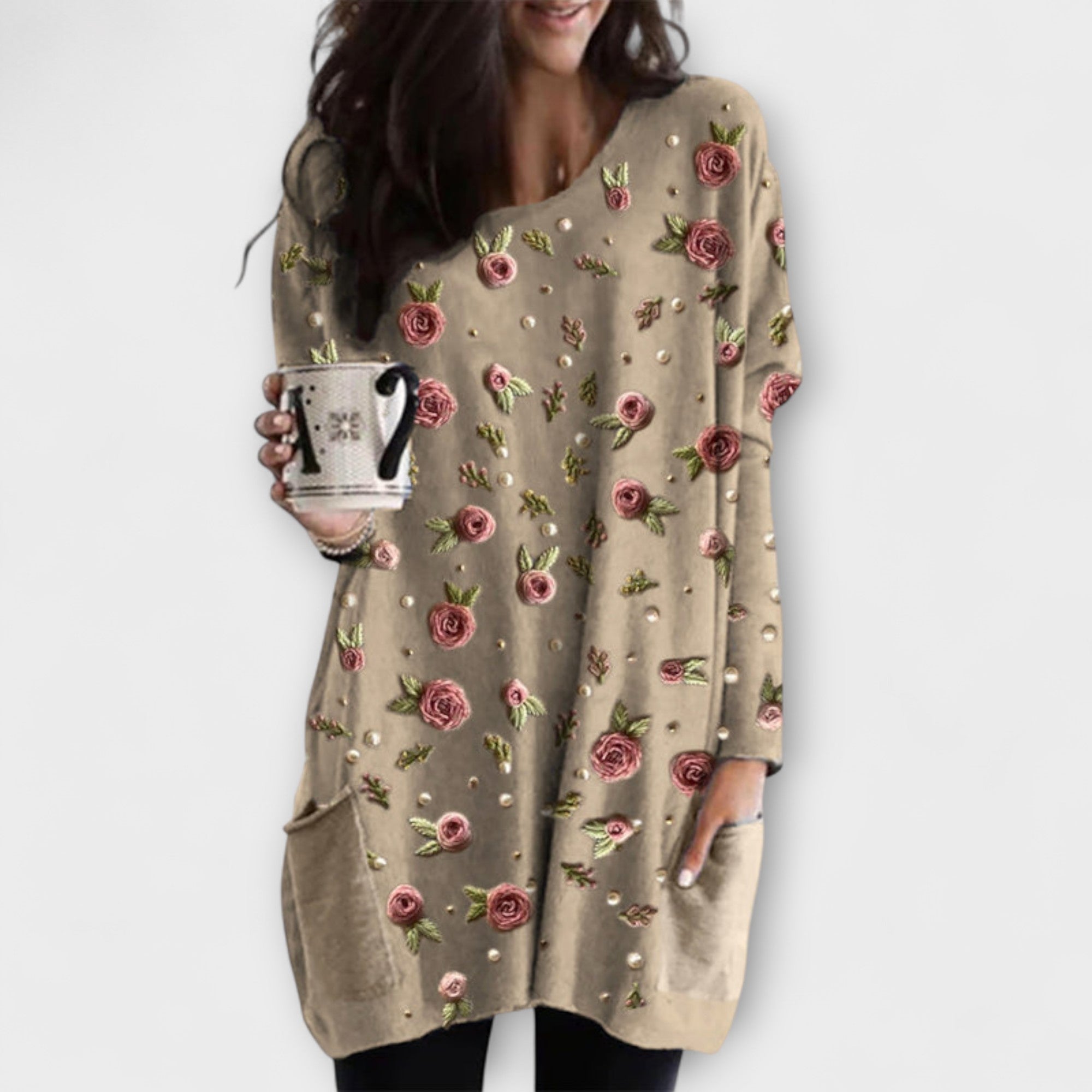 Layla - Tuniek met Rozenpatroon