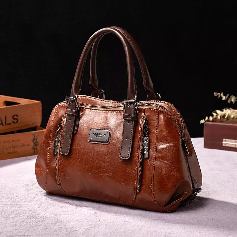 Nina | Chique Leren Handtas