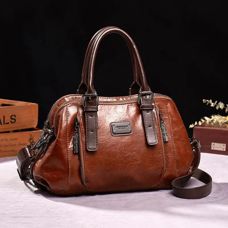 Nina | Chique Leren Handtas