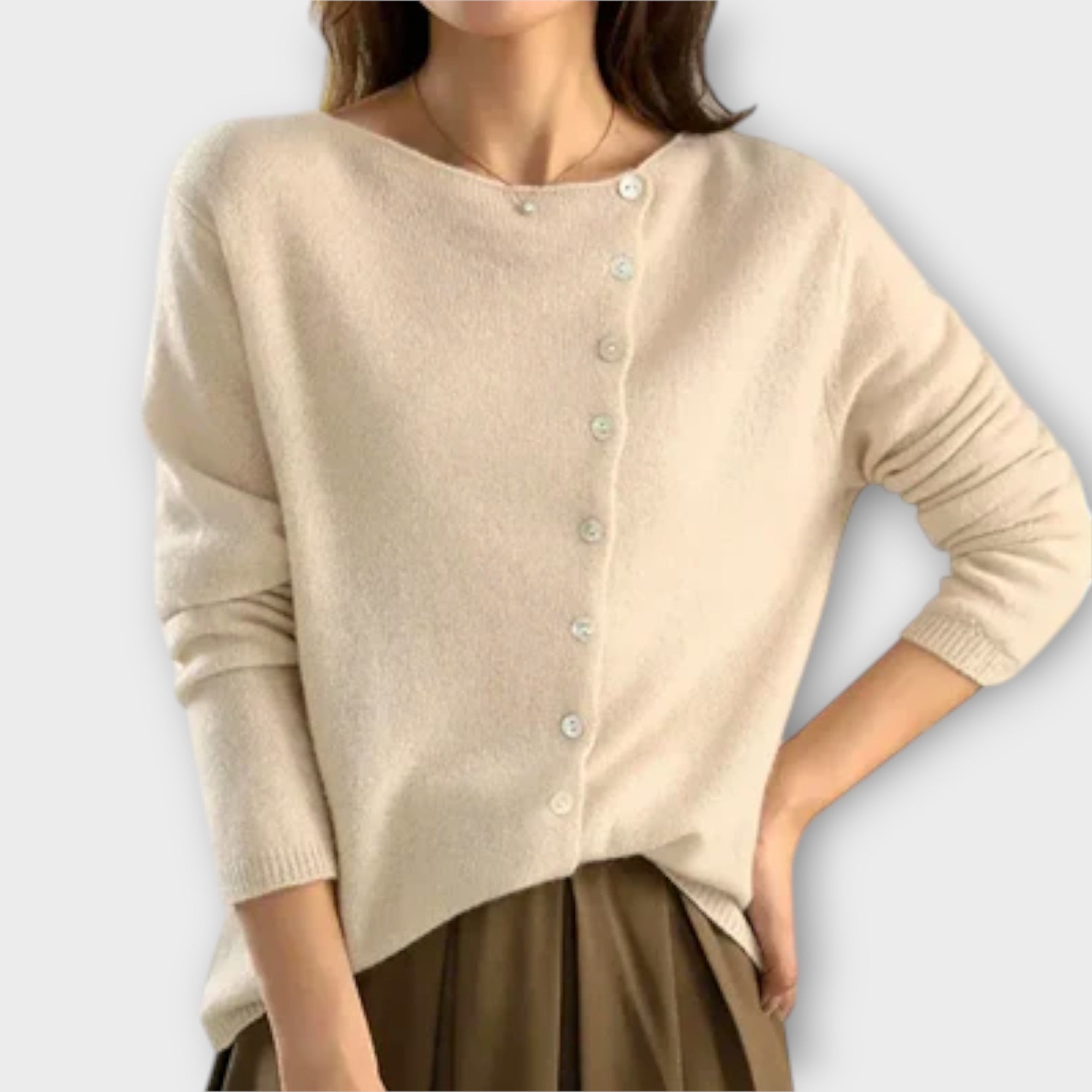 Paulien – Comfortabele Herfstcardigan van Premium Wolmix