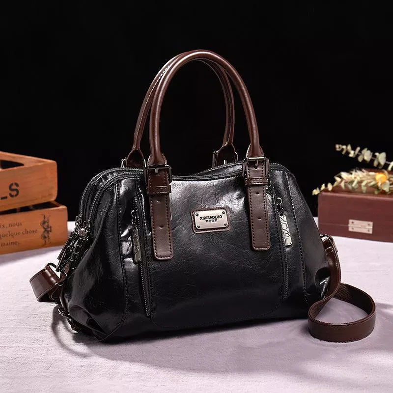 Nina | Chique Leren Handtas
