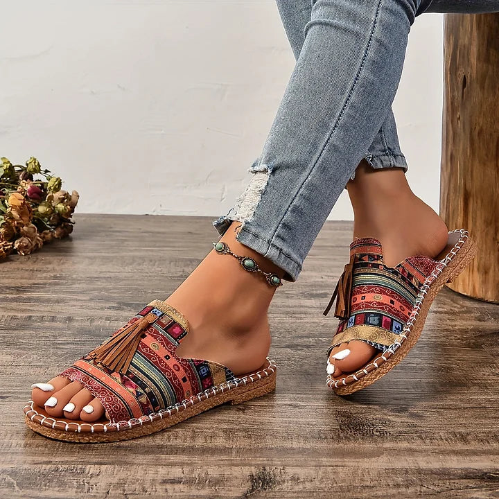 Lena™ | Platte en comfortabele orthopedische sandalen