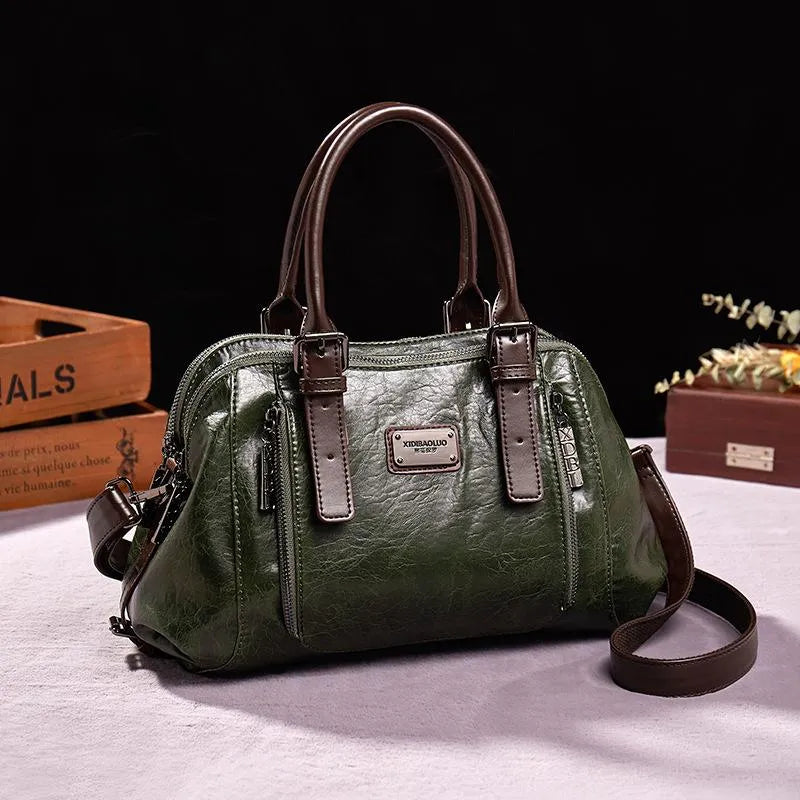 Nina | Chique Leren Handtas
