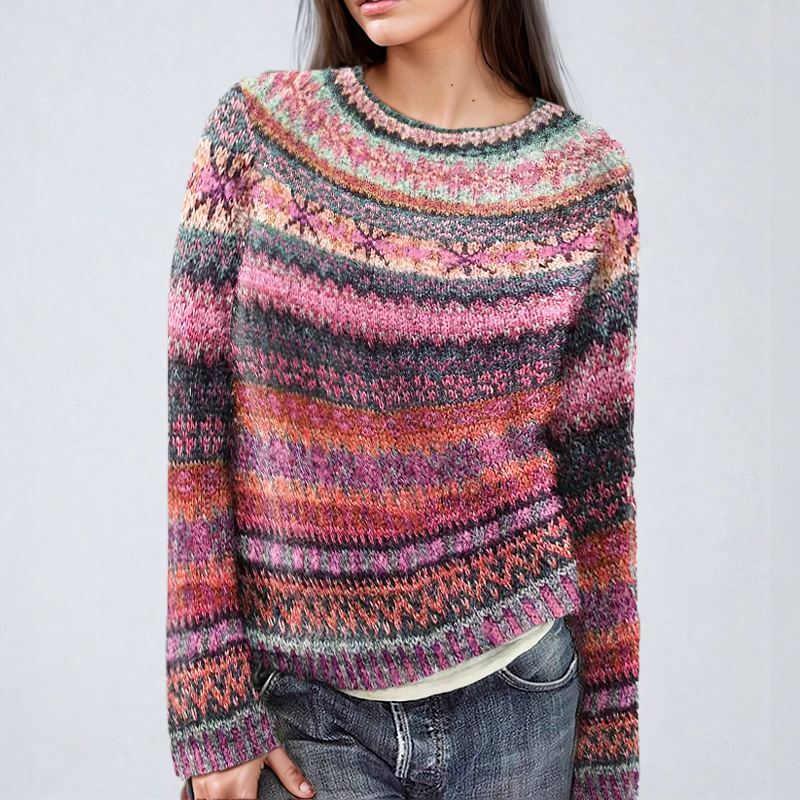 Anna | Elegant Fair Isle-design