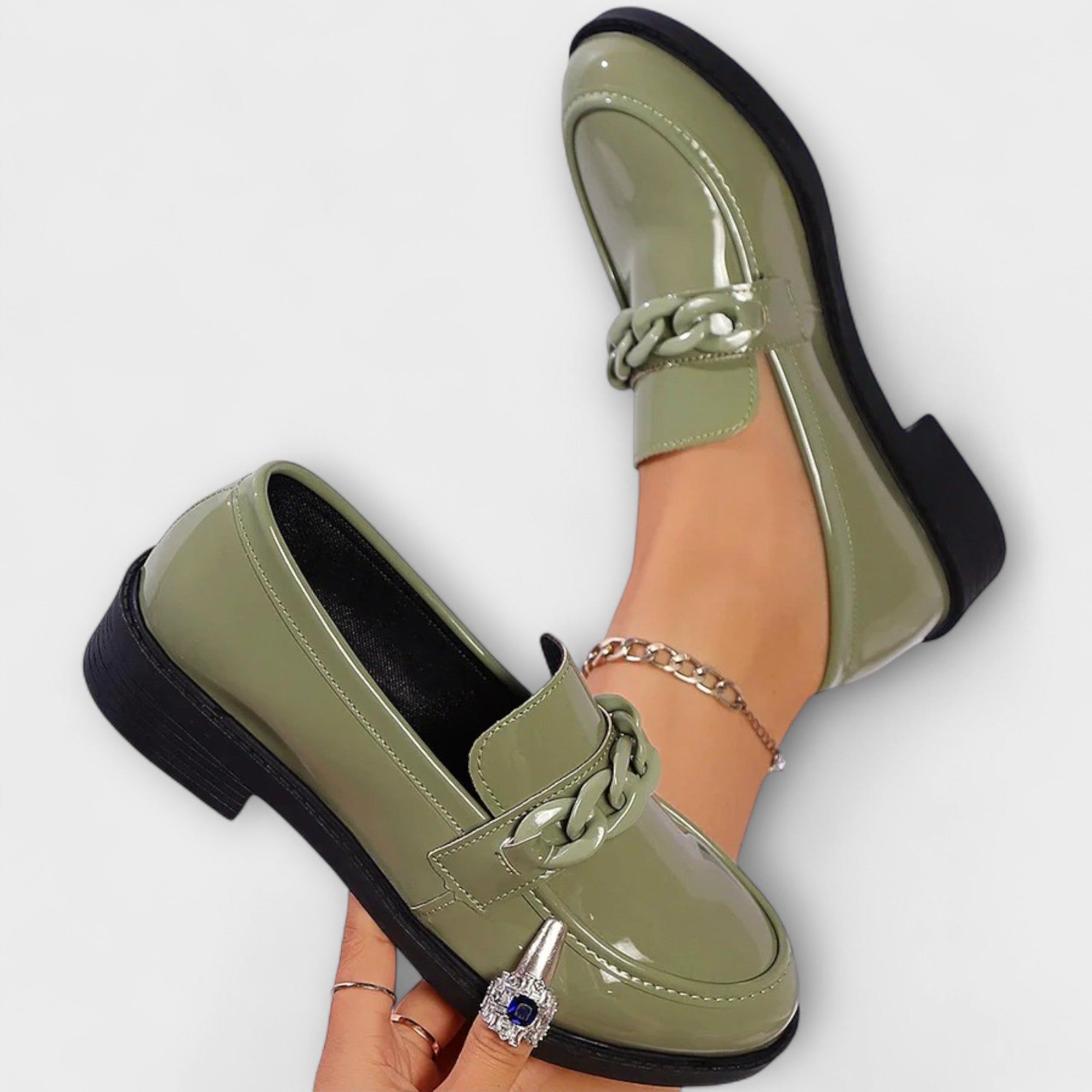 Sophie – Casual Mocassins met Uniek Design