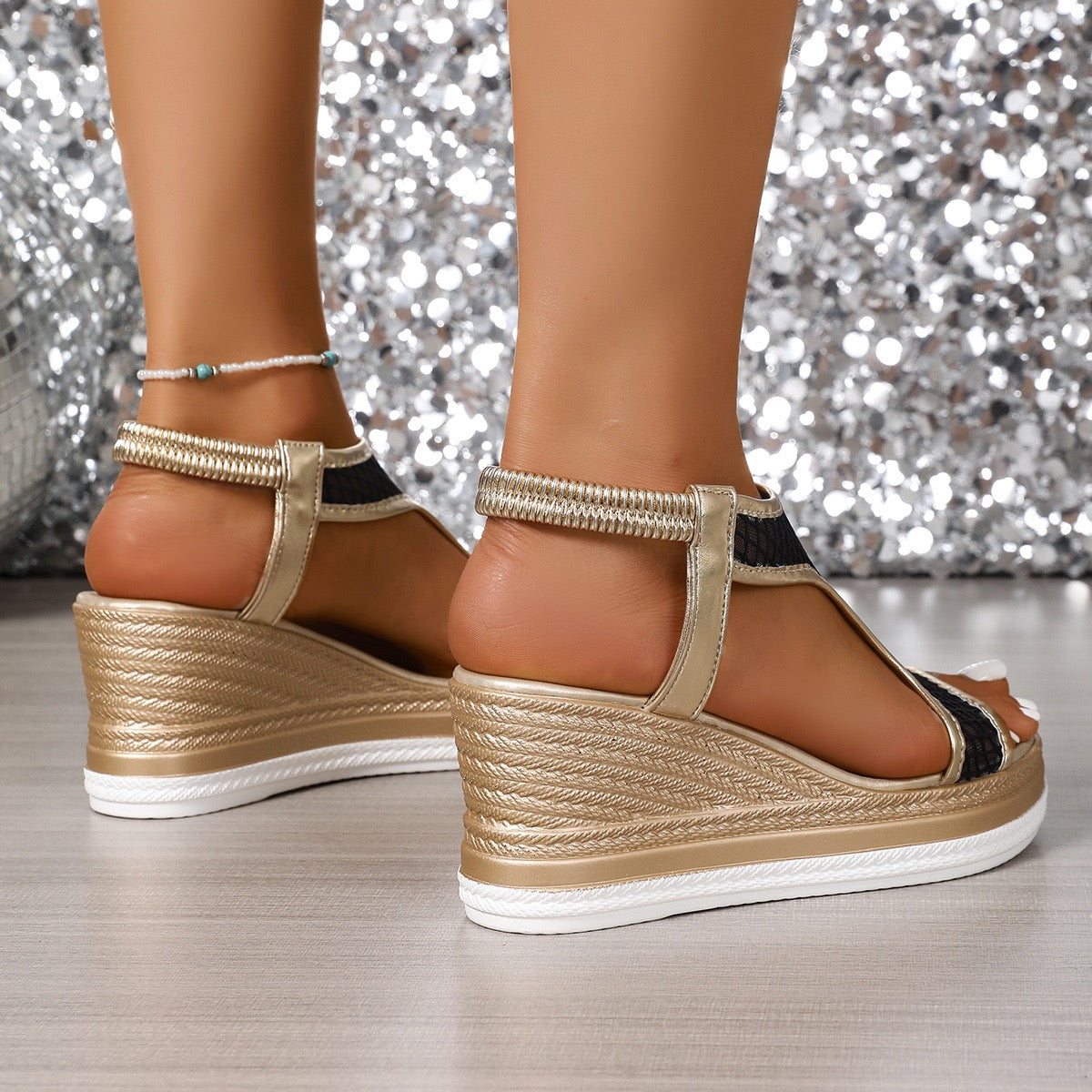 Énissa™ | Orthopedische Wedgesandalen