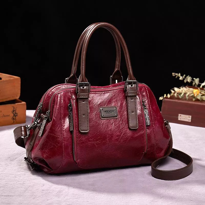 Nina | Chique Leren Handtas
