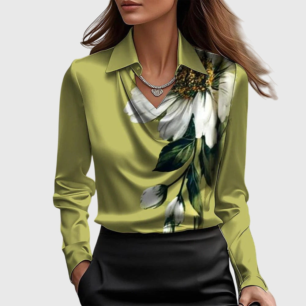Lotte – Elegante Satijnen Blouse