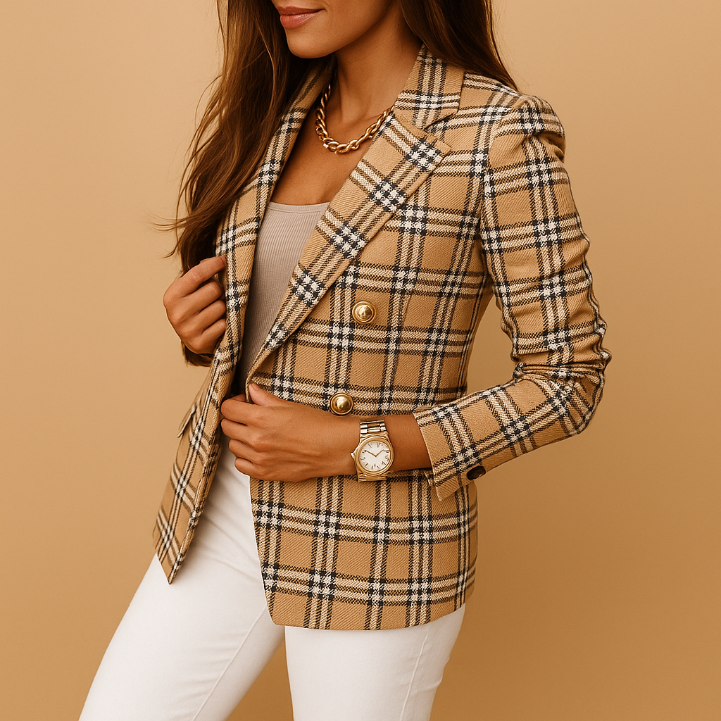 Rivka | Getailleerde Blazer met Elegante Details voor Dames