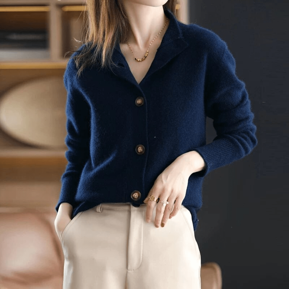 Lotte | Gebreid Kasjmier Vest