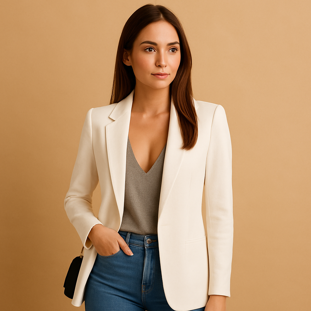 Rivka | Lange Getailleerde Blazer voor Dames