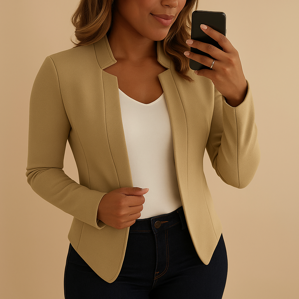 Rivka | Lichte Blazer voor Dames met Reverskraag