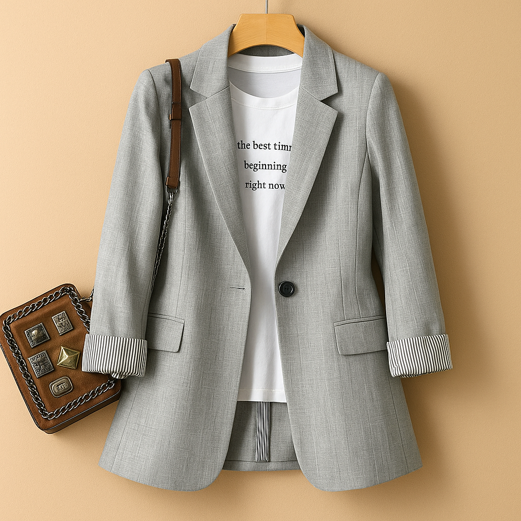 Rivka | Lichte Blazer met Lange Mouwen voor Dames