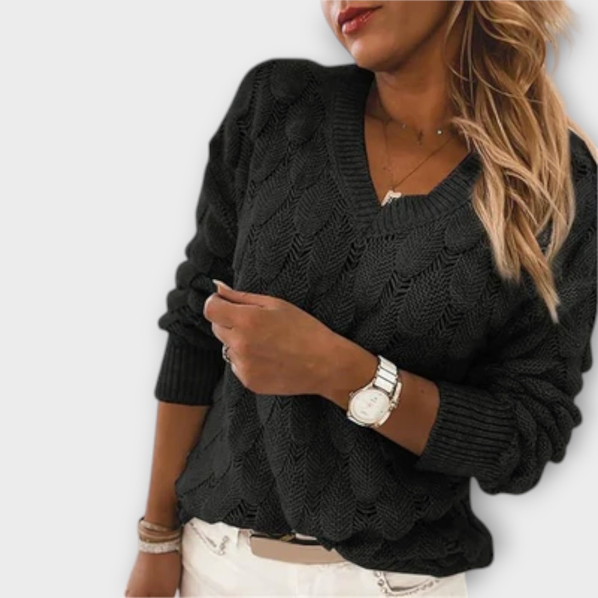 Stil&Co – Pullover met V-hals