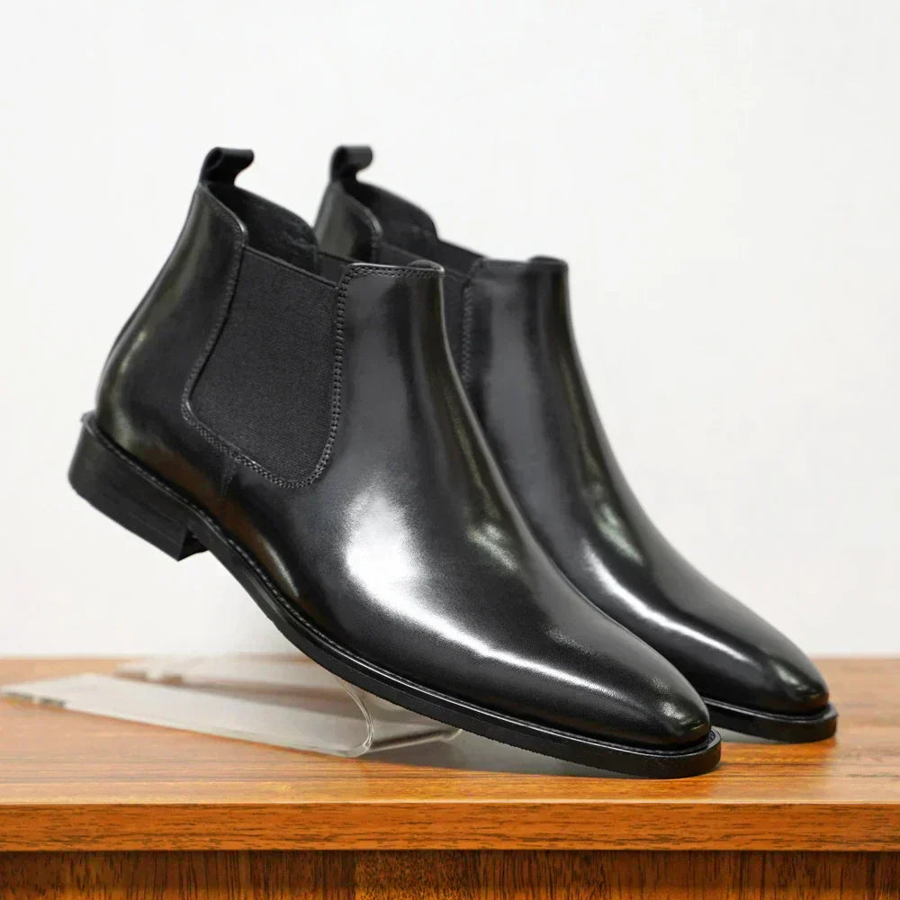Wim | Luxe Chelsea Laarzen van Leer