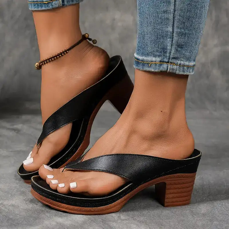 Sophia™ | Comfortabele en stijlvolle orthopedische sandalen met hoge hak