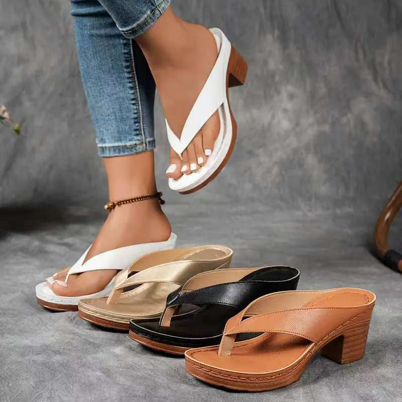 Sophia™ | Comfortabele en stijlvolle orthopedische sandalen met hoge hak