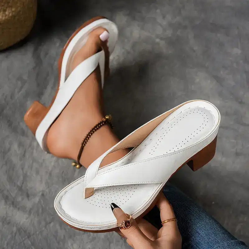 Sophia™ | Comfortabele en stijlvolle orthopedische sandalen met hoge hak