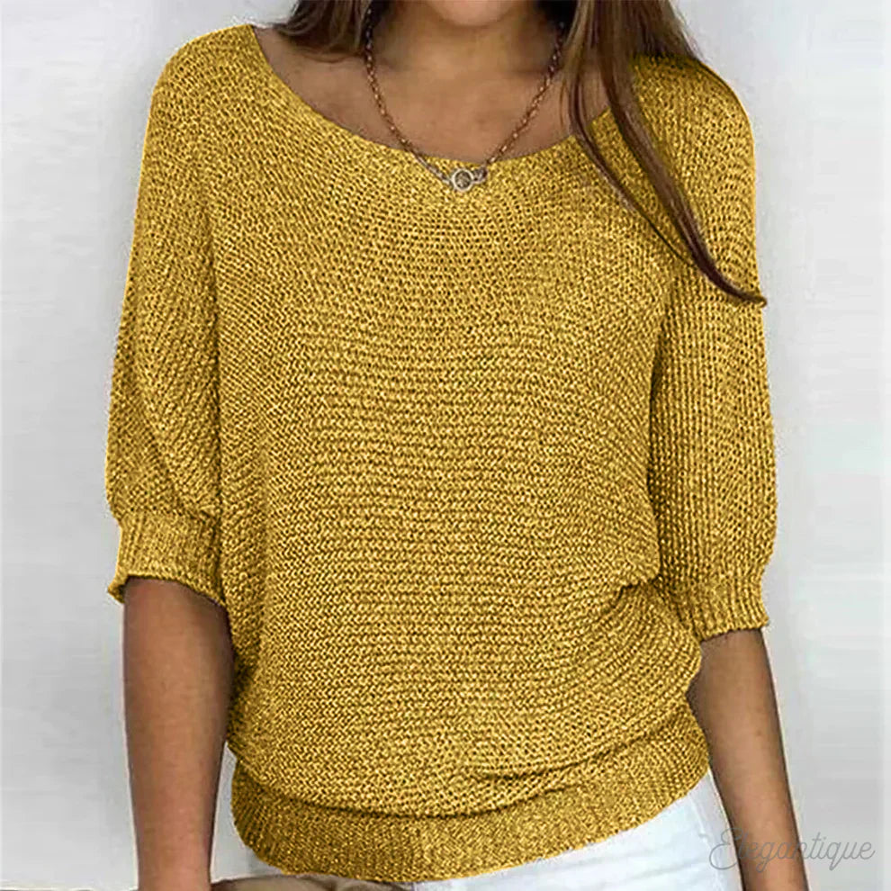 Nina | Relaxte Gebreide Top