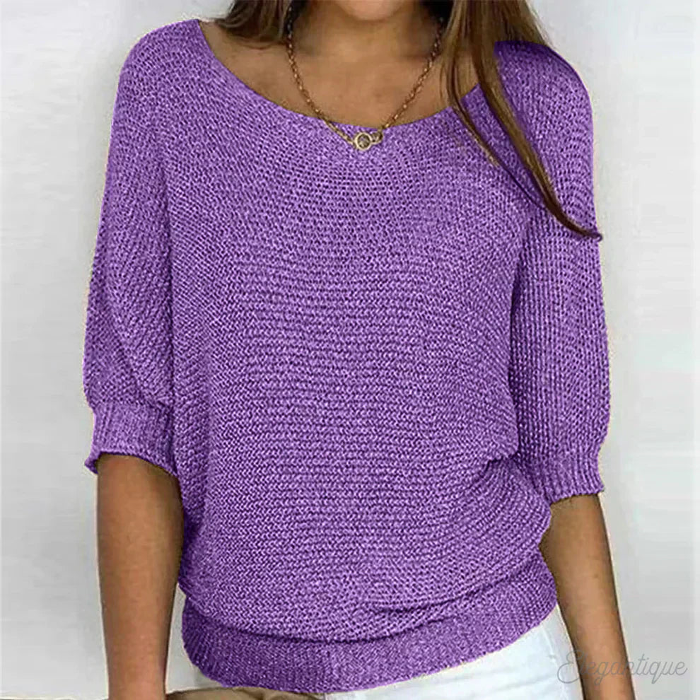Nina | Relaxte Gebreide Top