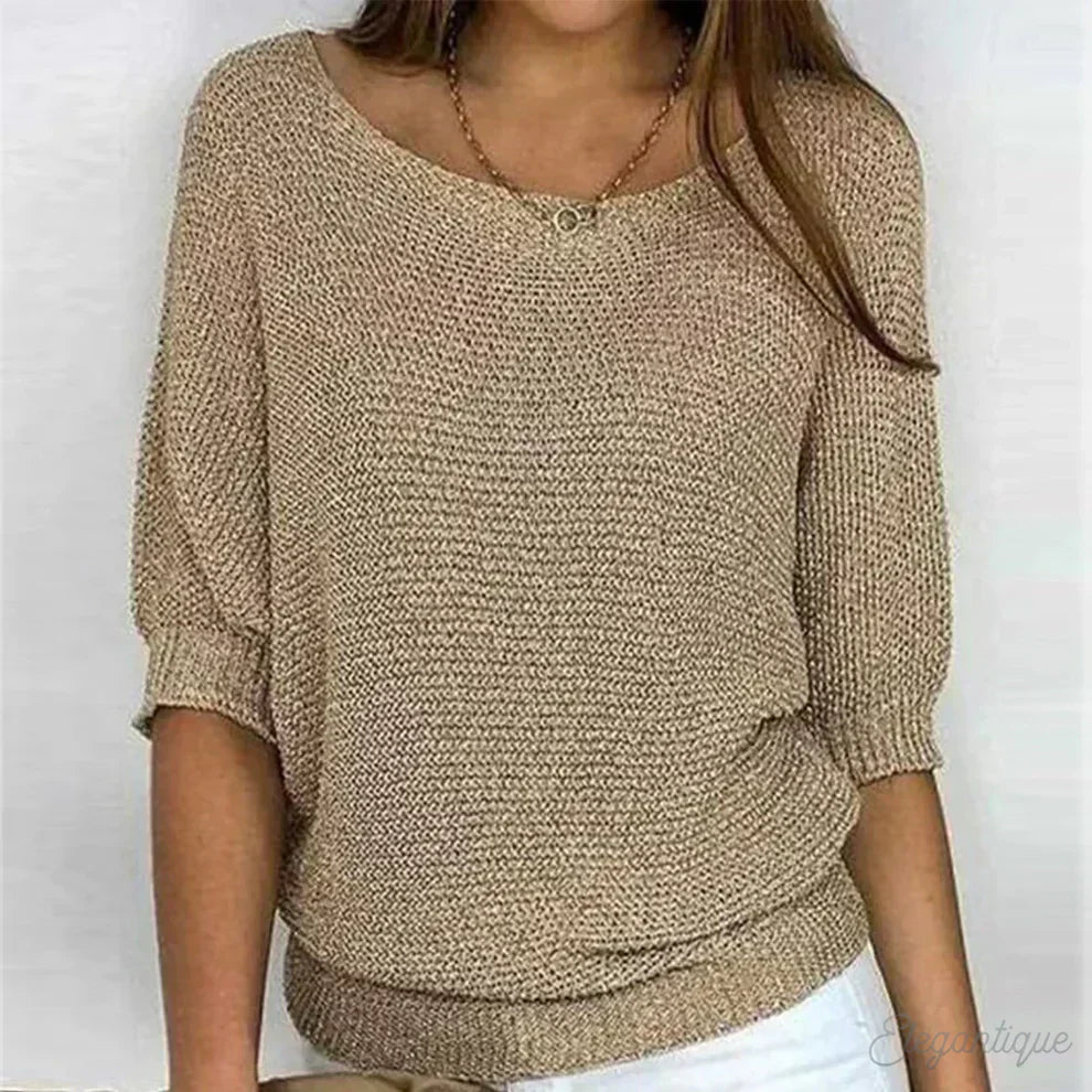 Nina | Relaxte Gebreide Top