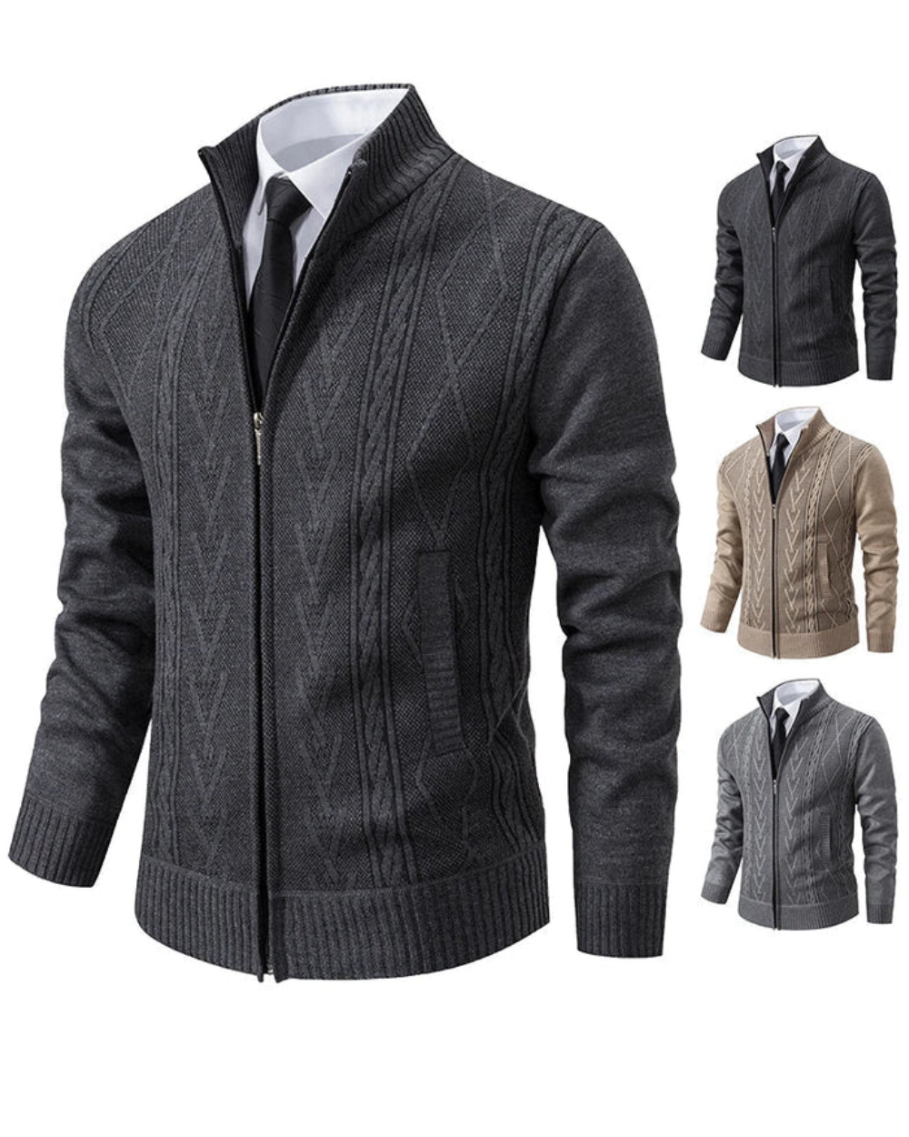 Thomas | Luxe Zakelijke Cardigan