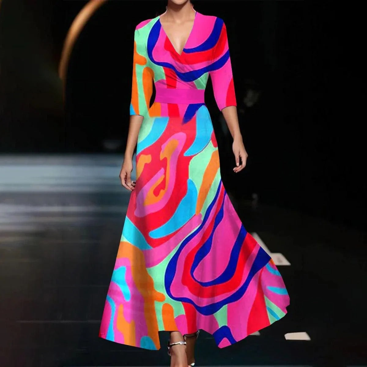 Yara | Elegante Bloemenjurk