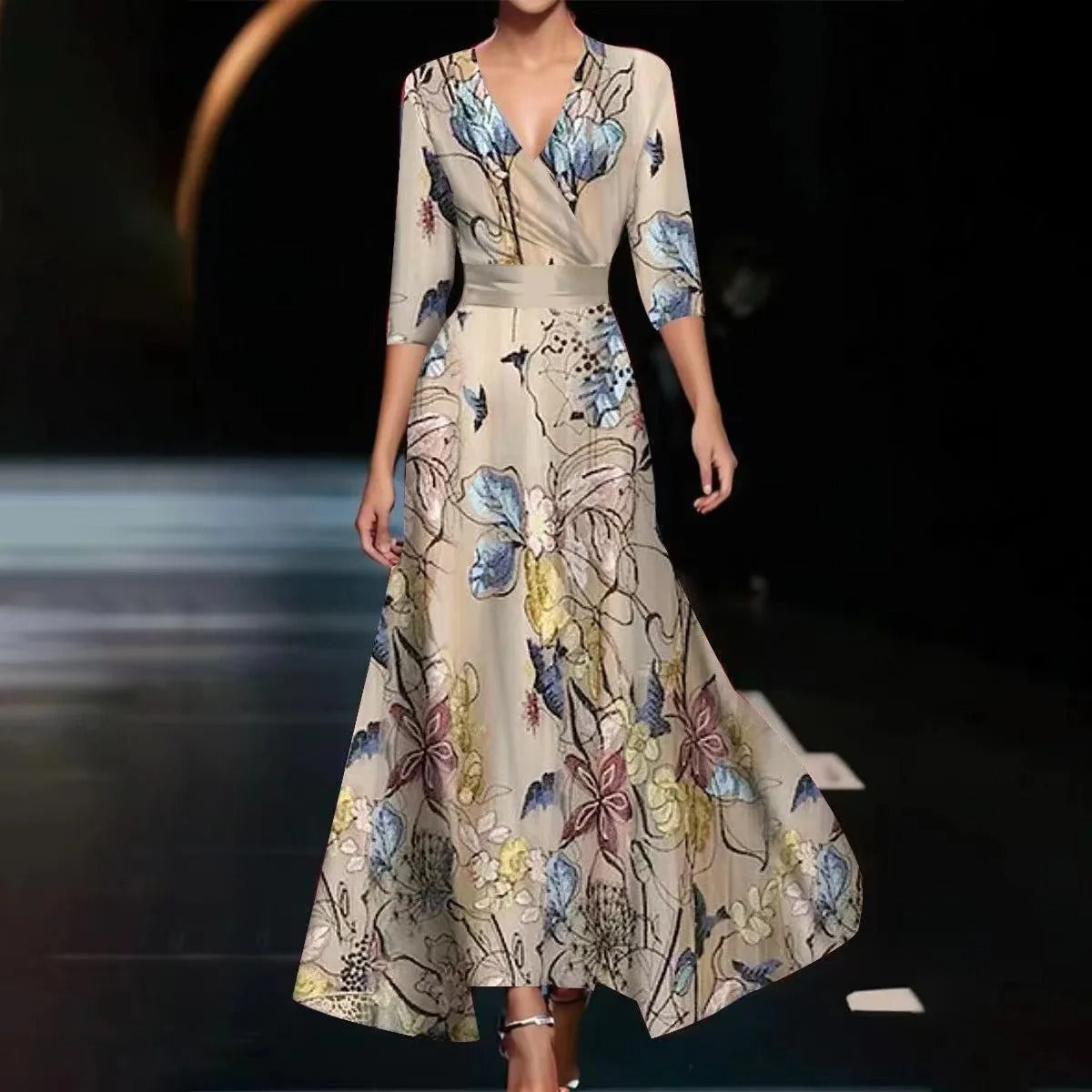 Yara | Elegante Bloemenjurk