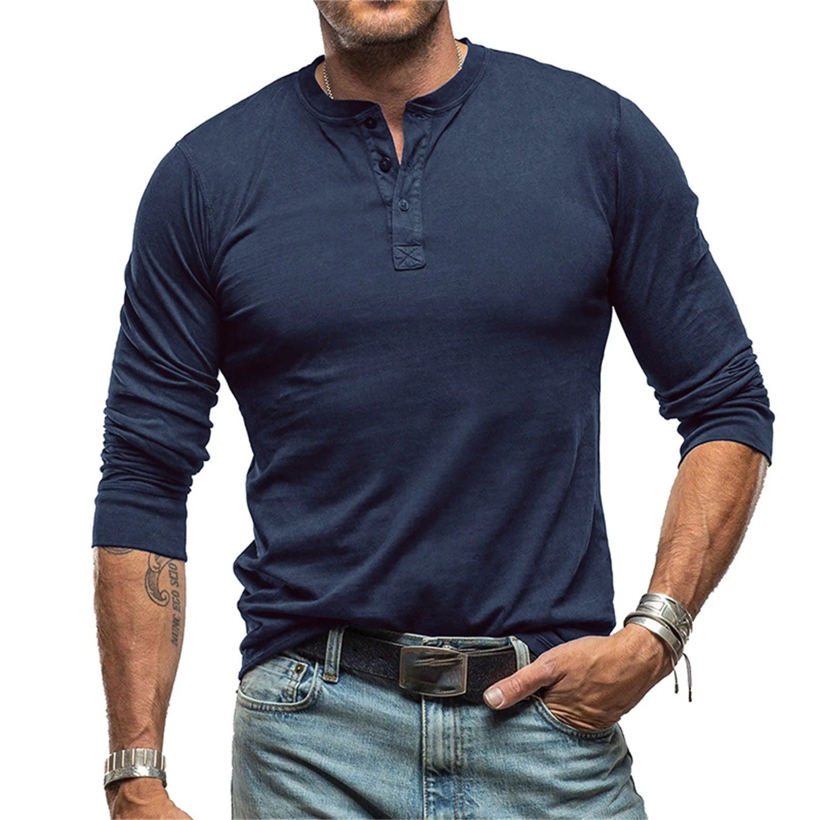 Marijn | Vintage shirt met lange mouwen