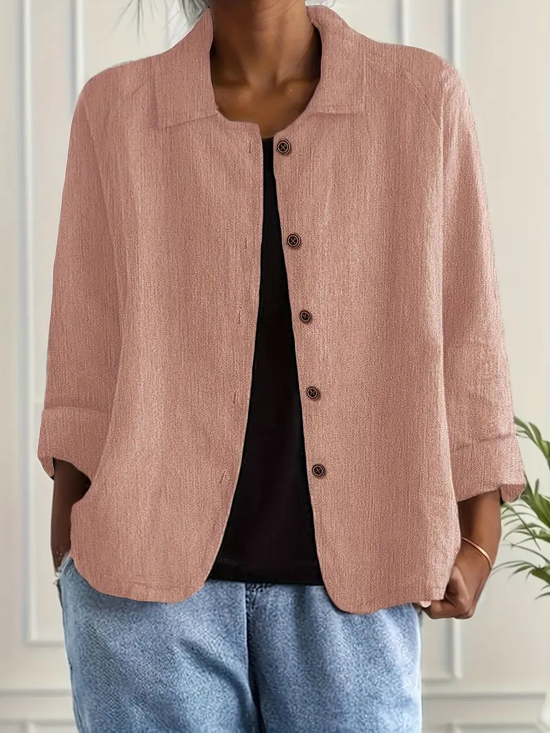Astrid | Ontspannen Knopen Blouse