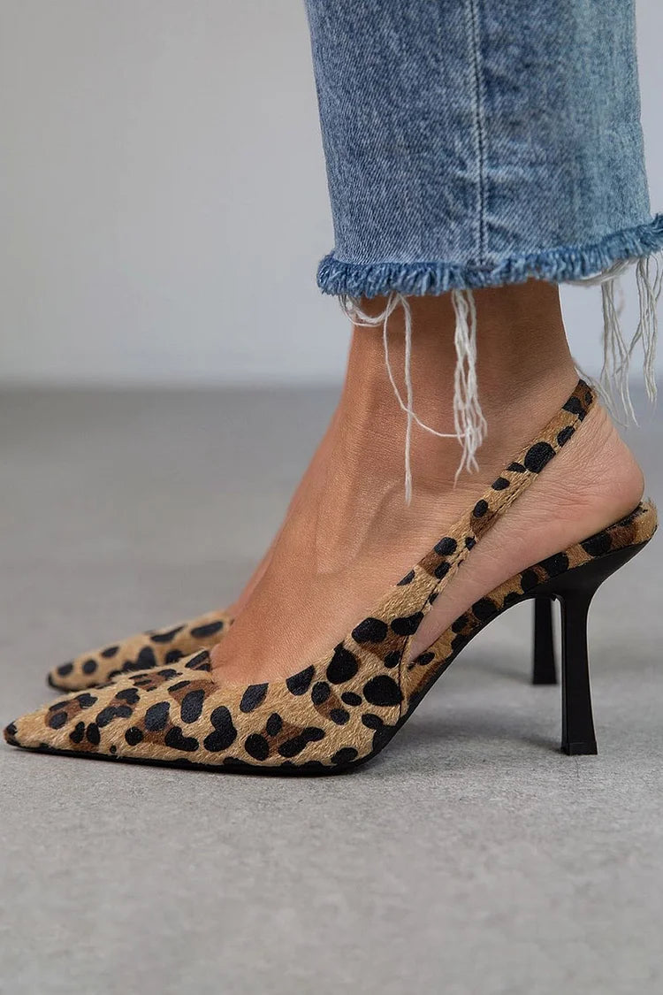 LEONORA | Elegante decolleté met dierenprint voor een gedurfde stijl