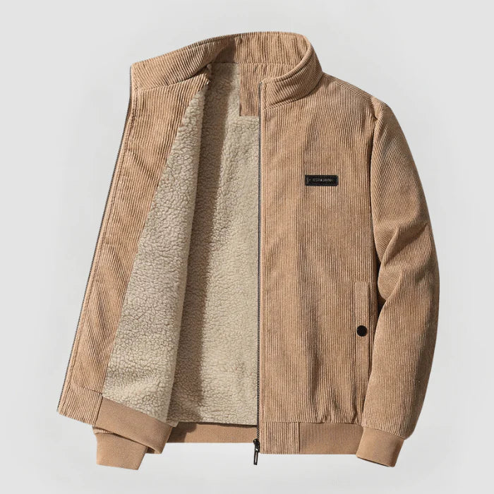 Theo | Luxe Manchester Jacket met Fleecevoering
