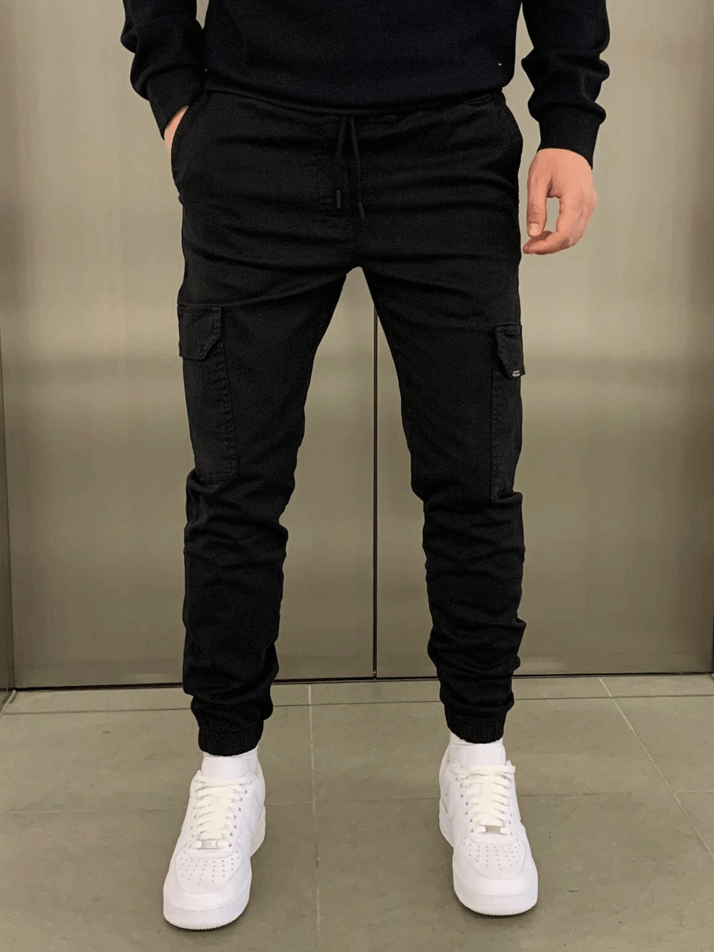 Laurent™ Stijlvolle en praktische cargo jogger