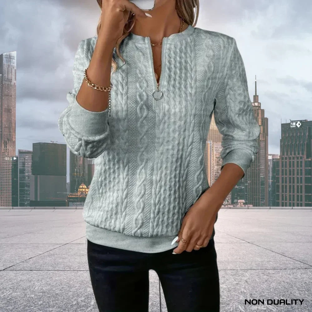 Renate | Zip-Up Trui
