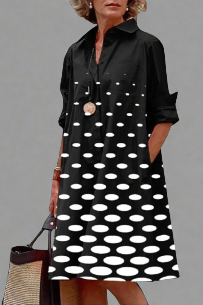 Yvonne | Luxe Midi Jurk met Elegant Design