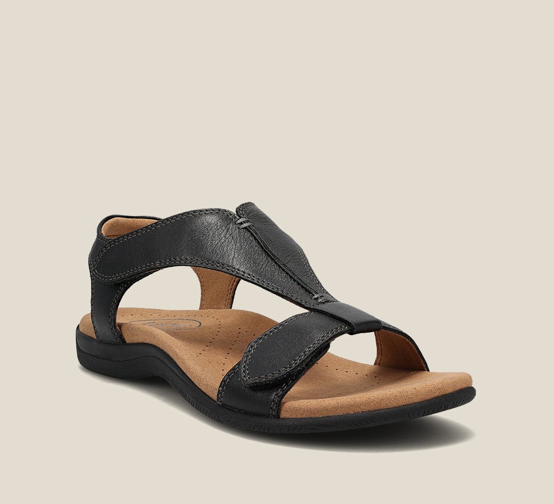 Frieda™ | Orthoflex leren sandaal