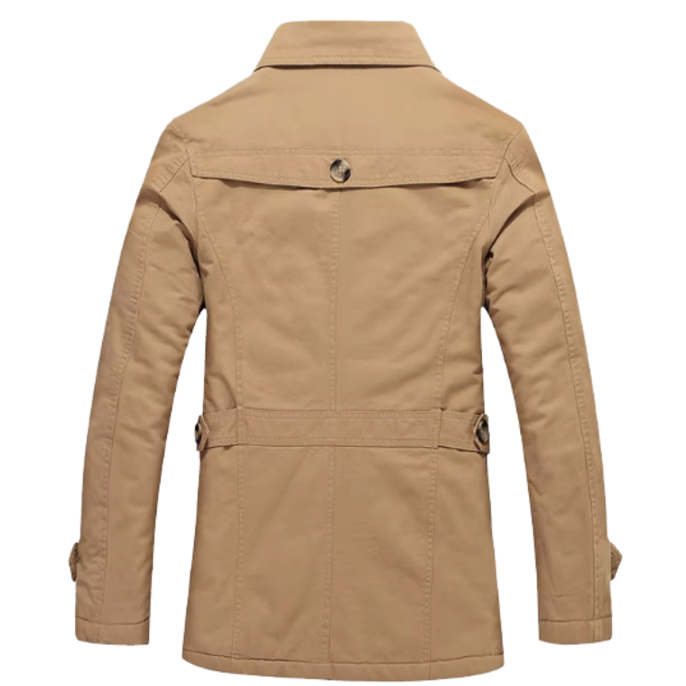 Bram | Elegante gewatteerde trenchcoat